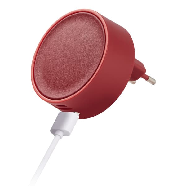 Lexon Poweron 30W USB-C/USB-A -seinälaturi, punainen