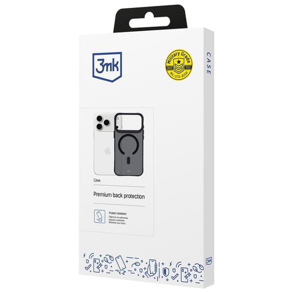 3MK Smoke MagCase-skal för iPhone 17 Pro