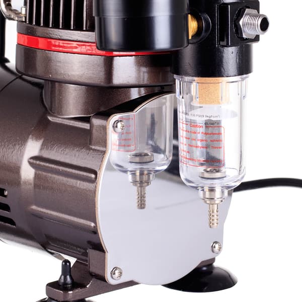 AIRBRUSH KOMPRESSOR EFFEKTIV TYST OLJEFRI PUMP 23L/MIN