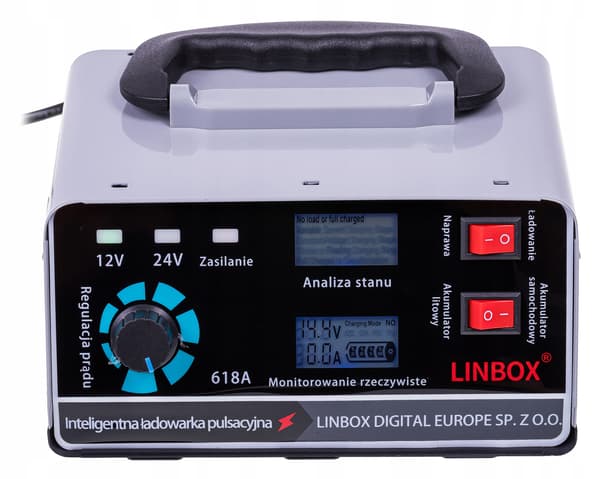 Bilbatterioplader 24V 12V 30A