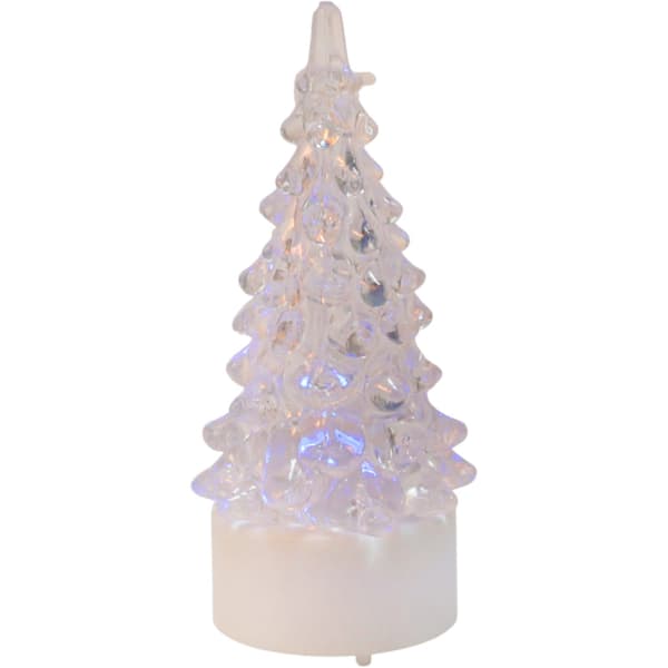 Juldekoration julgran LED 10 cm