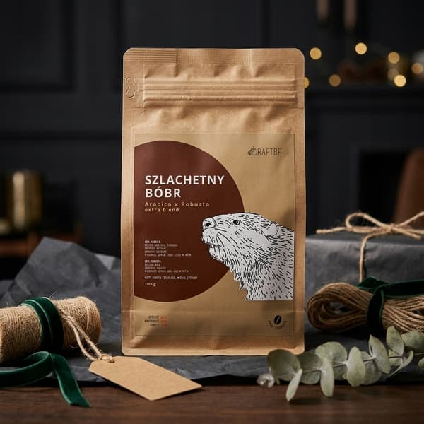 Craftbe Kaffebønner Noble Beaver 250g