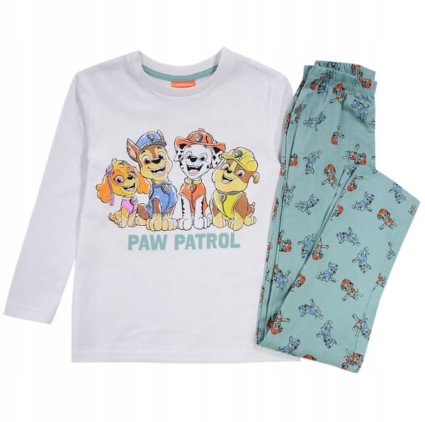 Paw Patrol pojkpyjamströja bomull långärmad 92 cm