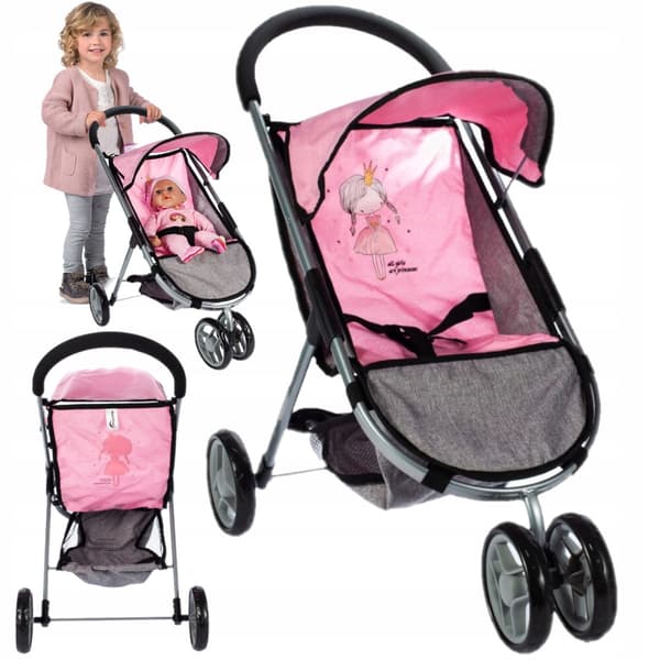 [paket][5] Lättvikts dockvagn Princess X395