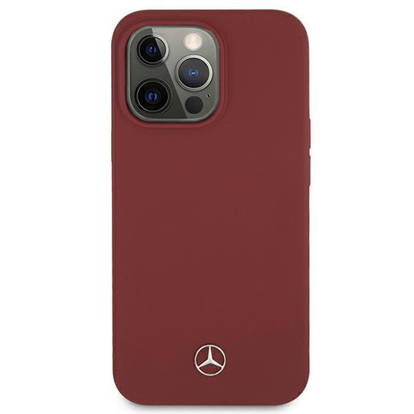 Mercedes Silikone Line Etui til iPhone 13 Pro Max, Rød