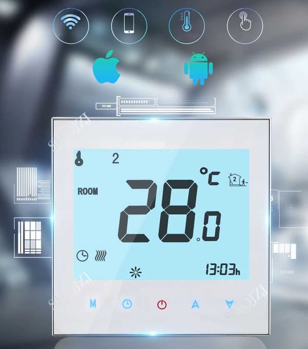 Cronos AC605H-WIFI Termostat Hvid