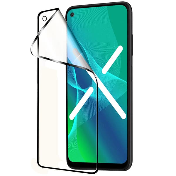 5D Fuldlim Keramisk Hybridglas til Xiaomi Redmi Note 9, Sort