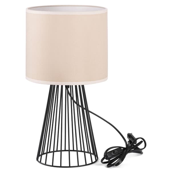 Tornado ASBG-lampa, beige sammet