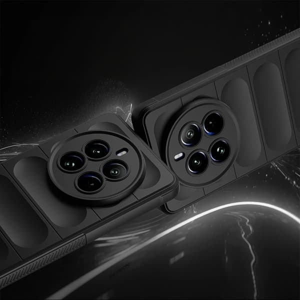 Realme 12 Pro 5G / 12 Pro+ 5G Gaming Stødsikkert Etui, Sort