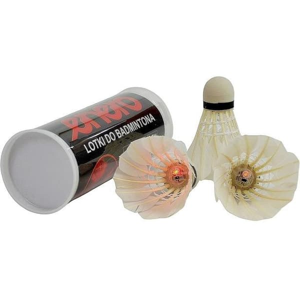 Badminton luftlukker LED-fjer 3 stk.