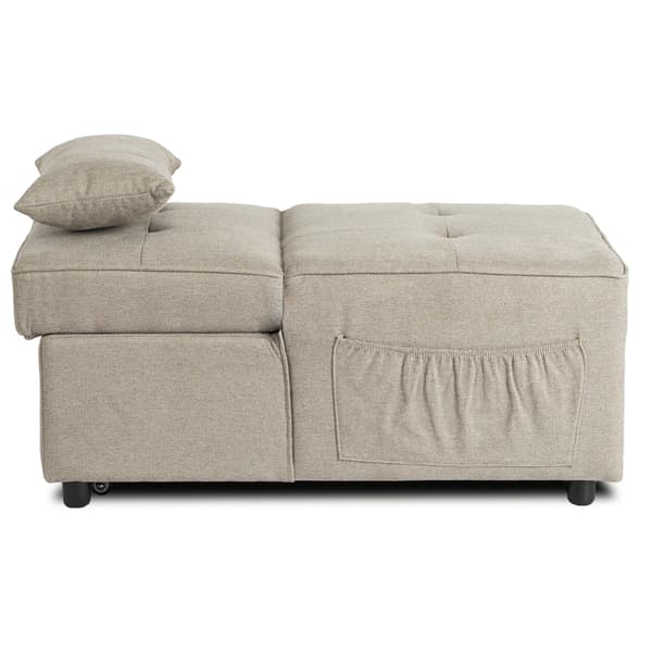 IBERIS Lænestol 67 cm Beige Polstret Moderne