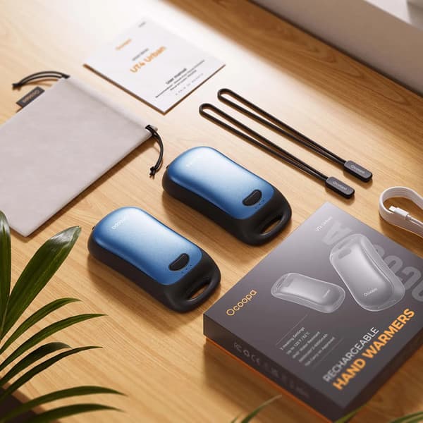 Ocoopa UT4 Urban, 2x 3000 mAh, op til 2*9 timer, 10W, IP45, sort