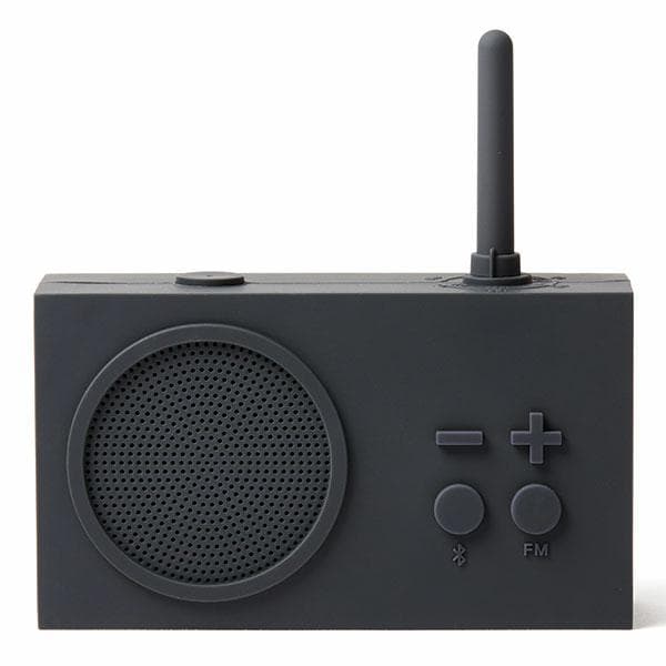 Lexon Tykho 3 Bluetooth-radio, tummanharmaa