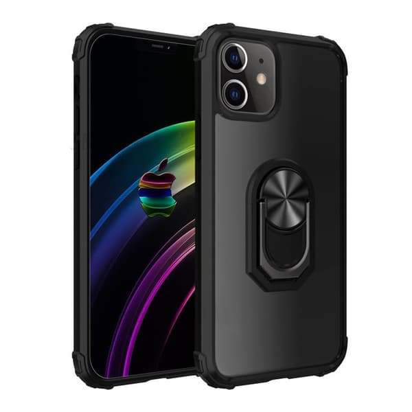 Hybrid Ring-skal till iPhone 12 Pro Max, Svart
