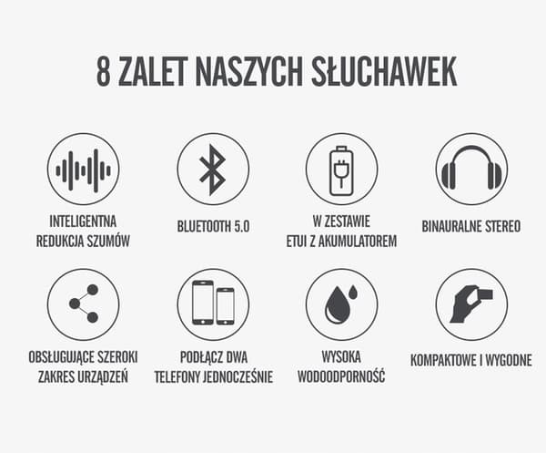 Pro 6 Bluetooth 5.2 trådløse hovedtelefoner