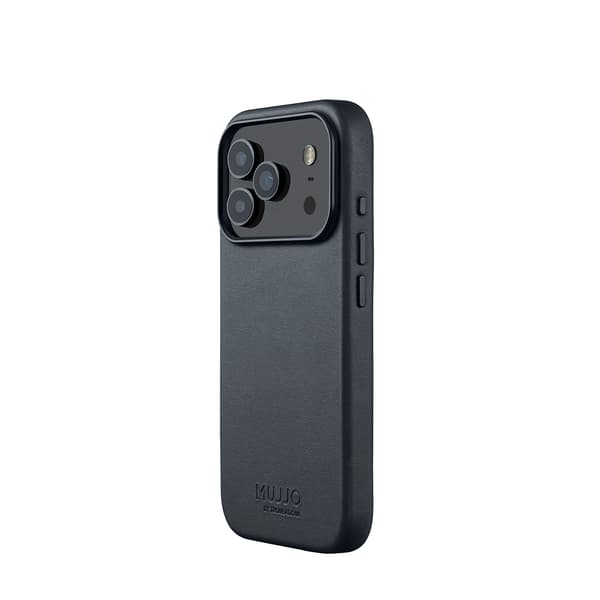 MUJJO iPhone 17 Pro Læderetui Basalt