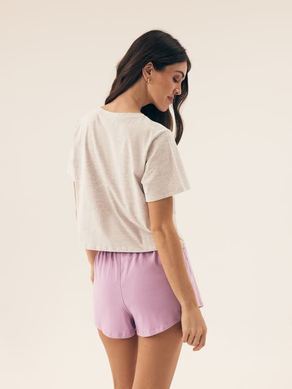 Mawest 2 Bloovii Damepyjamas | Lyserød, Beige L