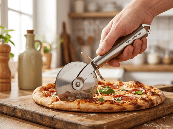 PROFESSIONEL PIZZAKNIV I RUSTFRIT STÅL V.2