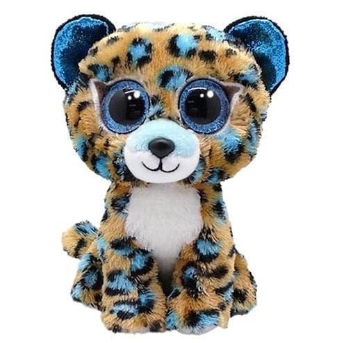 Beanie Boos Cobalt - blå leopard 15 cm