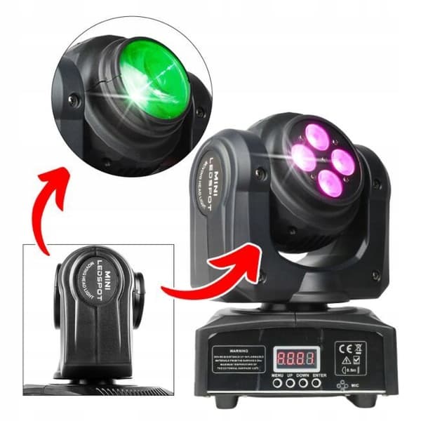 LIGHT4ME twin beam 210 wash mini moving head L