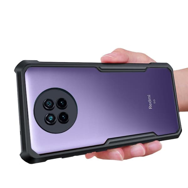 Etui til Xiaomi Redmi Note 9T 5G, AntiDrop Hybrid, sort