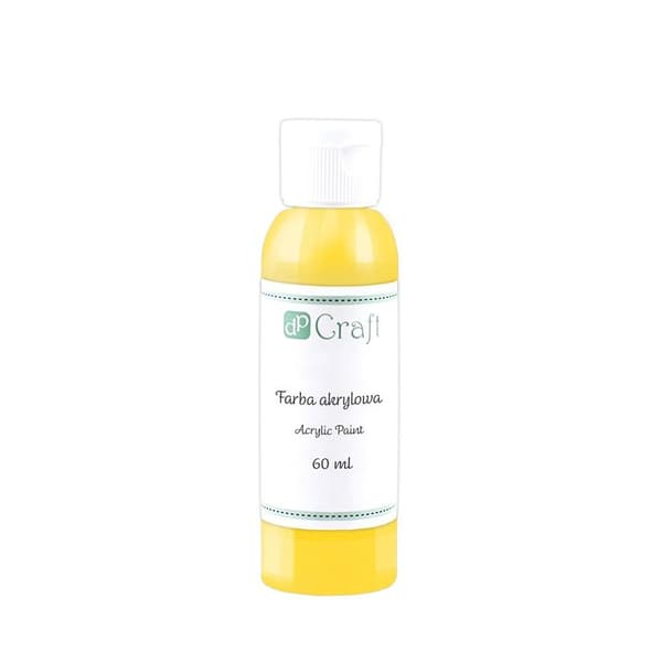 Keltainen akryylimaali 60ml