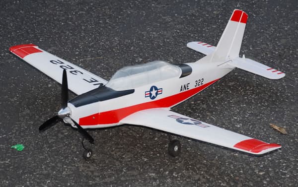 SP-A001A T-34 mentor 4-kanaligt flygplan. gasp RTF