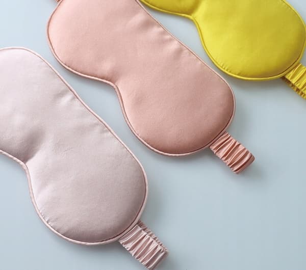 Mulberry 6A Blå Universal Sidenögonmask