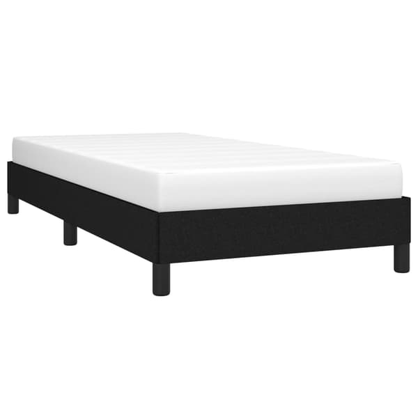 vidaXL sengestel uden madras sort 90x200 cm stof