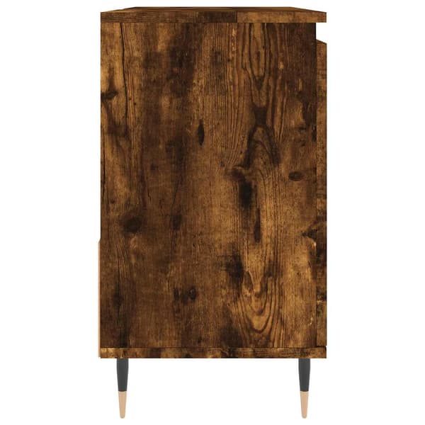 vidaXL badeværelsesskab røget eg 65x33x60 cm