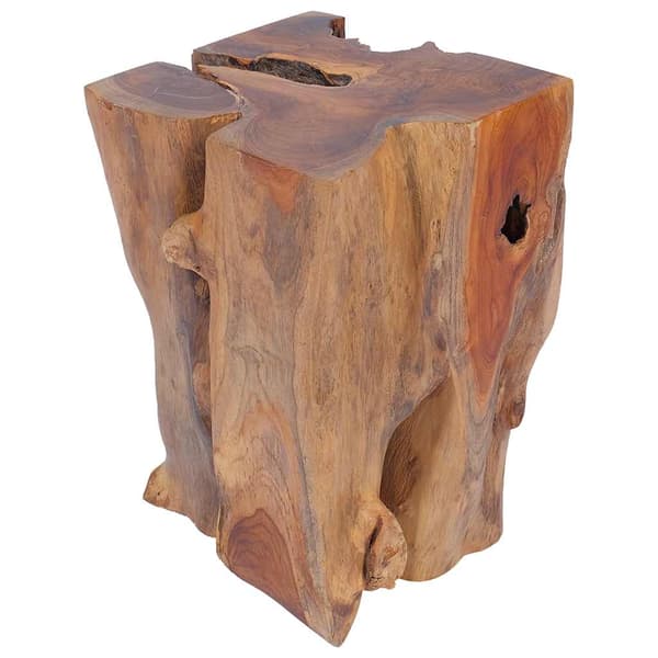 vidaXL Pall massiv teak