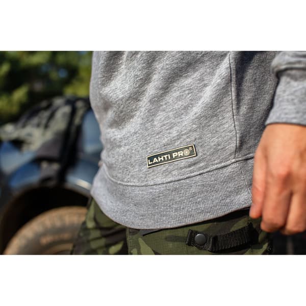 GRÅ SWEATSHIRT 320G, "S", CE, LAHTI