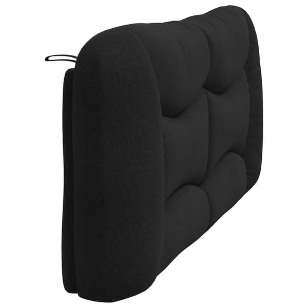 vidaXL hovedgærdehynde, sort, 180 cm, stof