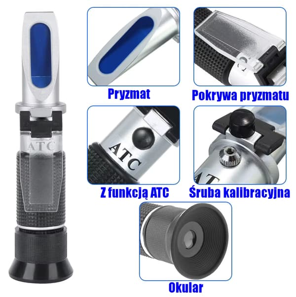 REFRAKTOMETER ELEKTROLYTKYLMEDELSPROVARE
