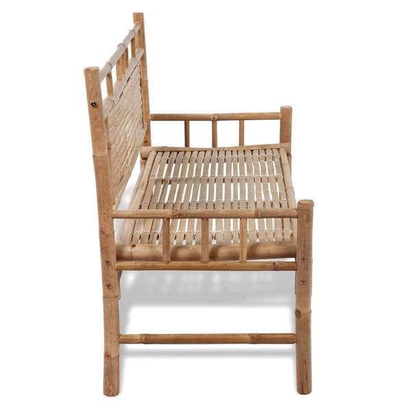 vidaXL Trädgårdsbänk 120 cm bambu