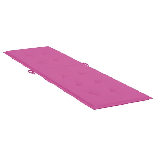 vidaXL Solstolsdyna, rosa, oxfordtyg