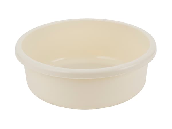 RUND PLASTSKÅL 41 CM 13,5L GRÄDDE - BEN