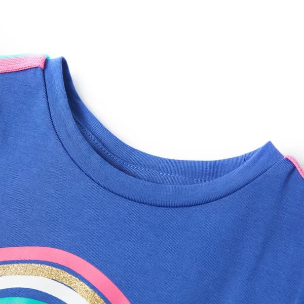 Børne-T-shirt, koboltblå, 116