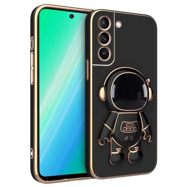 Samsung Galaxy S23 Plus cover, Astronaut, Sort