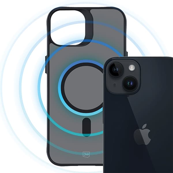 3MK Smoke MagCase-skal för iPhone 14 Plus