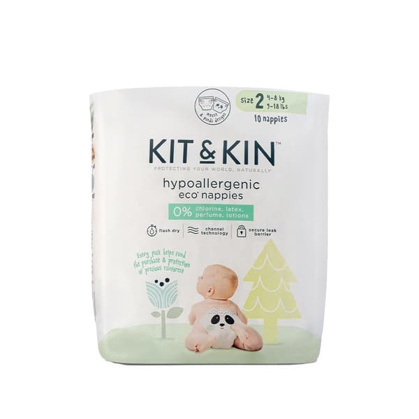 Engångsblöjor för barn R2 4-8 kg Testset med 10 Kit & Kin