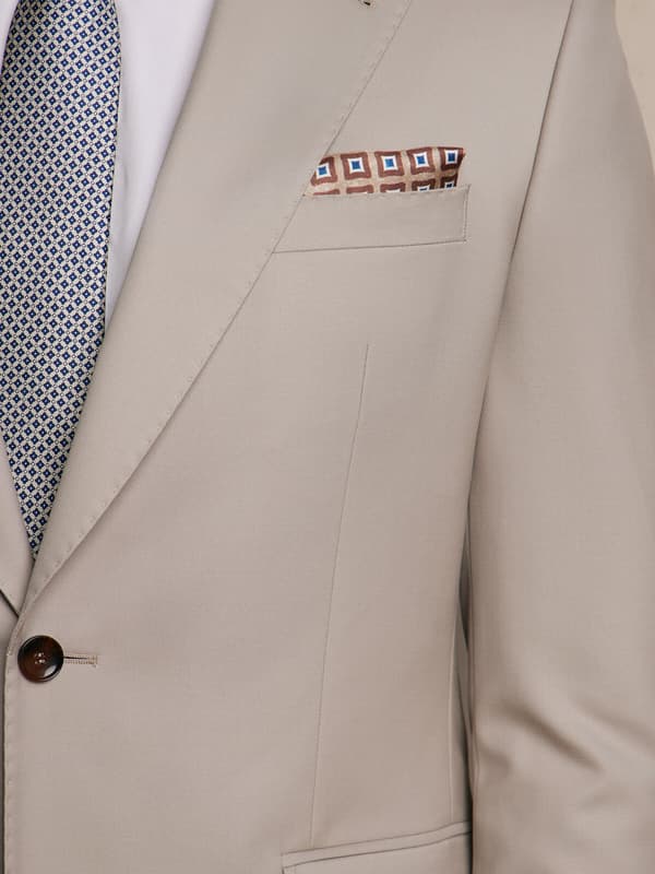 BEIGE HALBETJEKKE - MIX OG MATCH 54