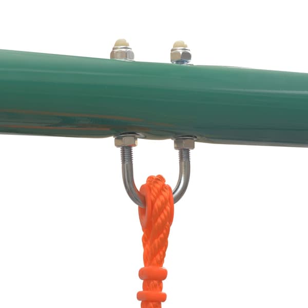 vidaXL 4-sits gungställning orange