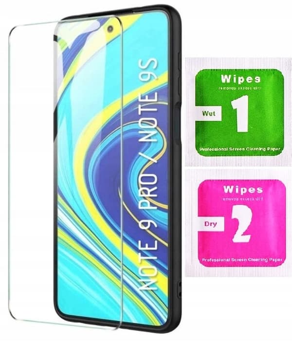 Karkaistu lasi Xiaomi Redmi Note 9 Pro/9S -näytönsuoja 9H