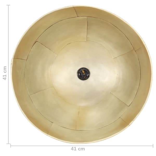 vidaXL industriel pendellampe, 25 W, messing, rund, 41 cm, E27