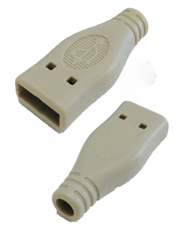 Verktygsfri USB-A-patchport, snabb installation, USB 2.0-port