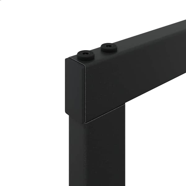 vidaXL brænderist sort 55x30x116 cm stål
