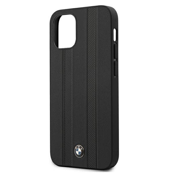 BMW Signature Dækmærke Etui til iPhone 12 mini, Sort