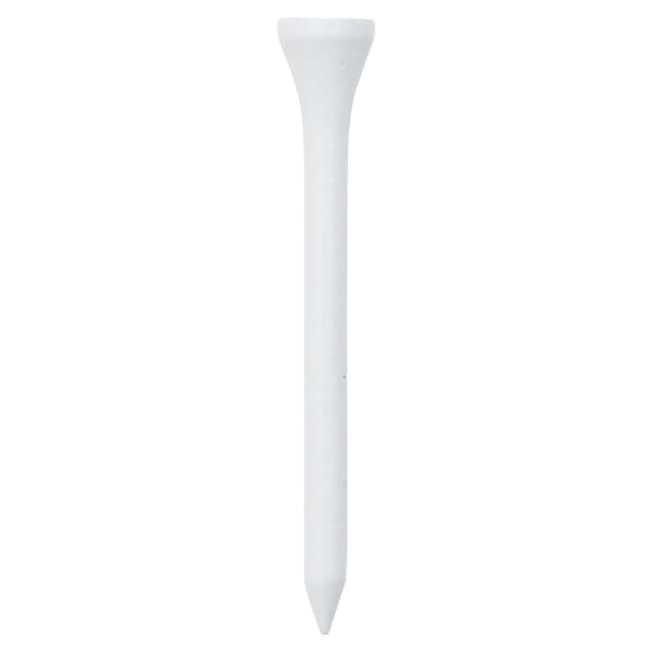 vidaXL Golftiit 1000 kpl Valkoinen 83 mm Bambu