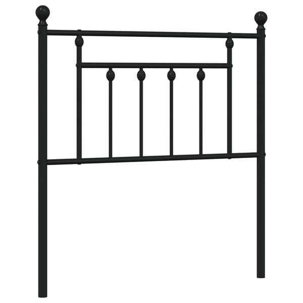 vidaXL metalsengegavl sort 80 cm